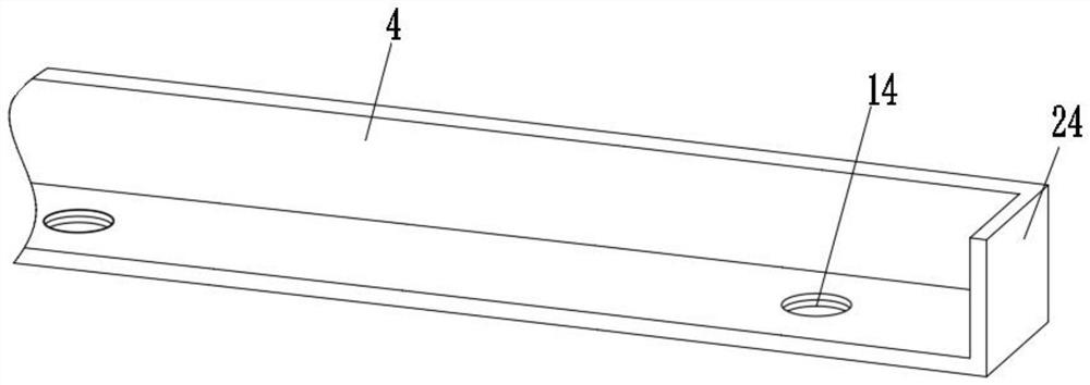 Installation protection structure of liquid crystal screen in liquid crystal television