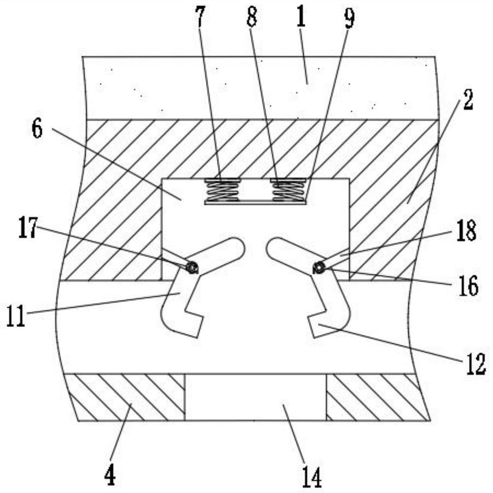 Installation protection structure of liquid crystal screen in liquid crystal television