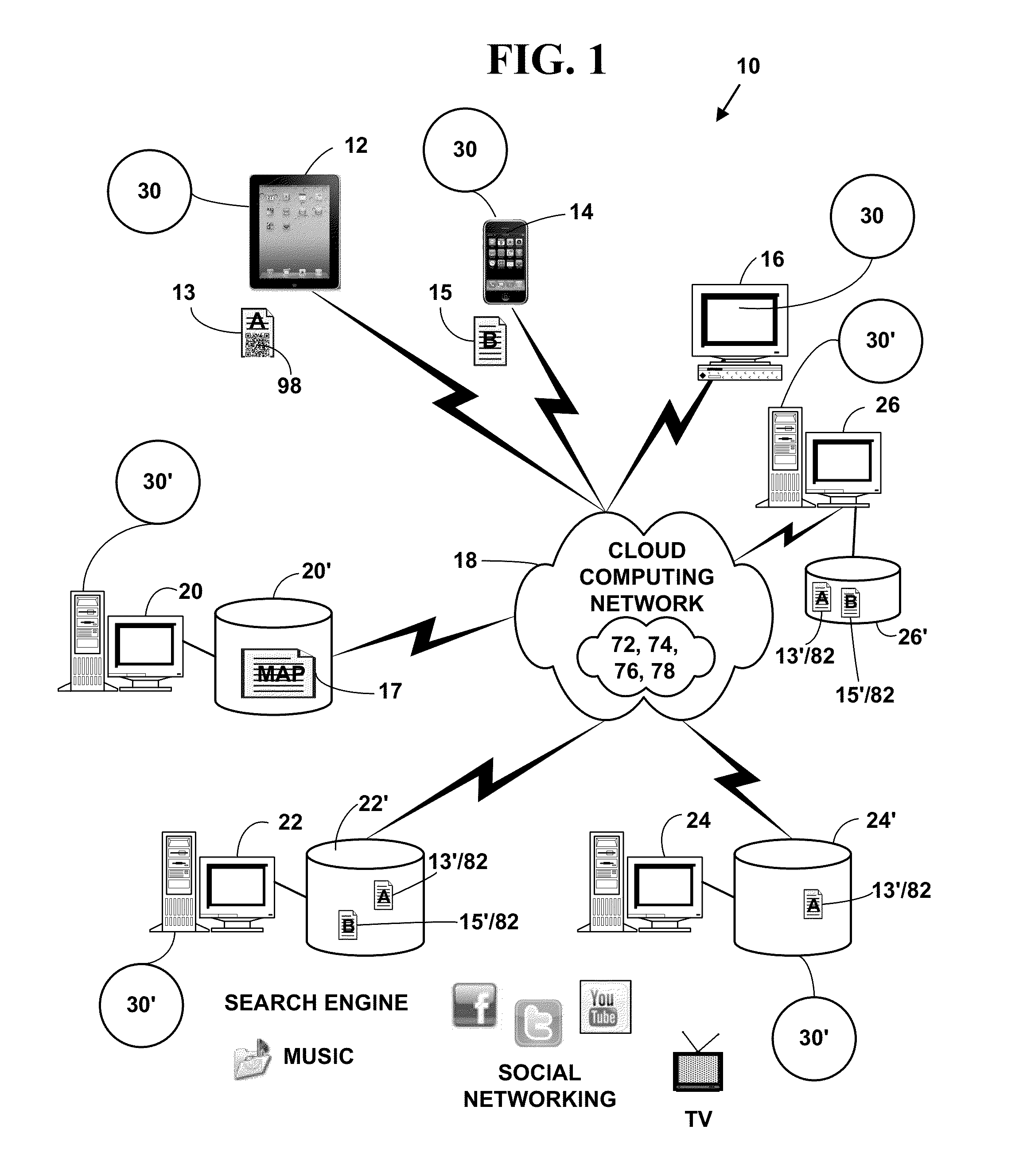 Method and system for electronic content storage and retrieval using galois fields and informaton entropy on cloud computing networks