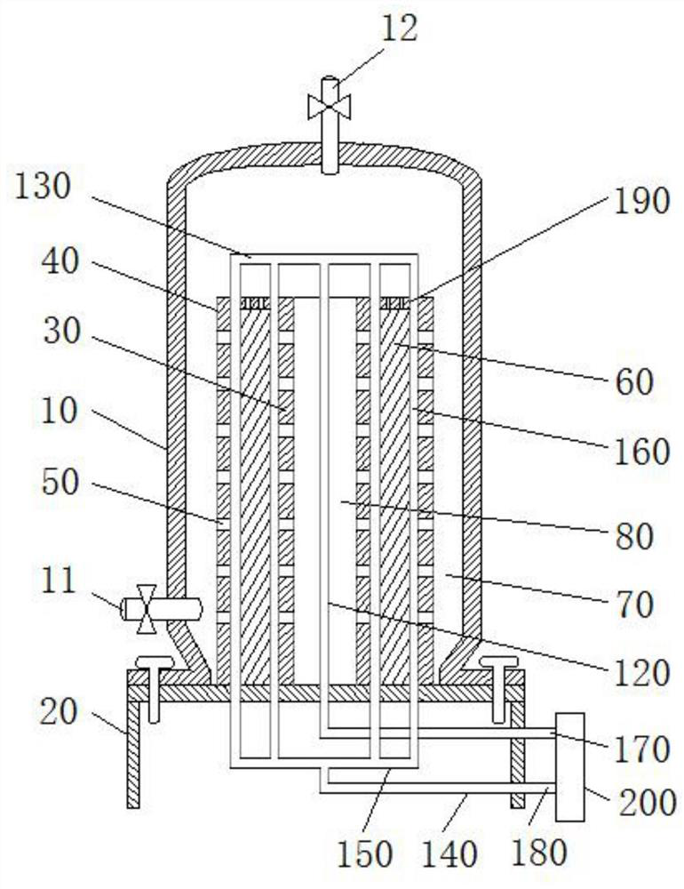 High-pressure composite metal hydride hydrogen storage tank and hydrogen storage method thereof