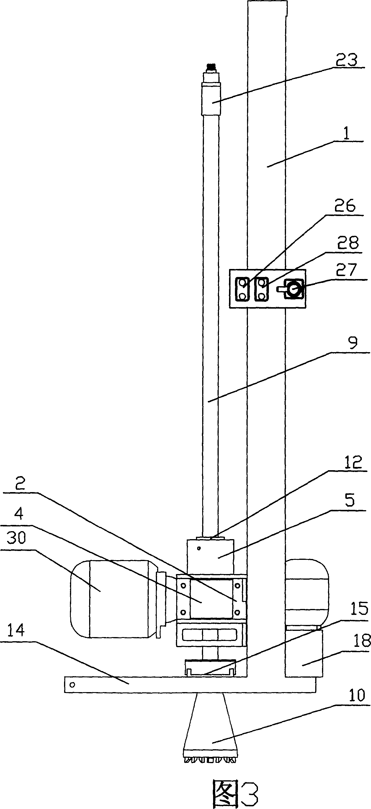 Portable well-digging machine