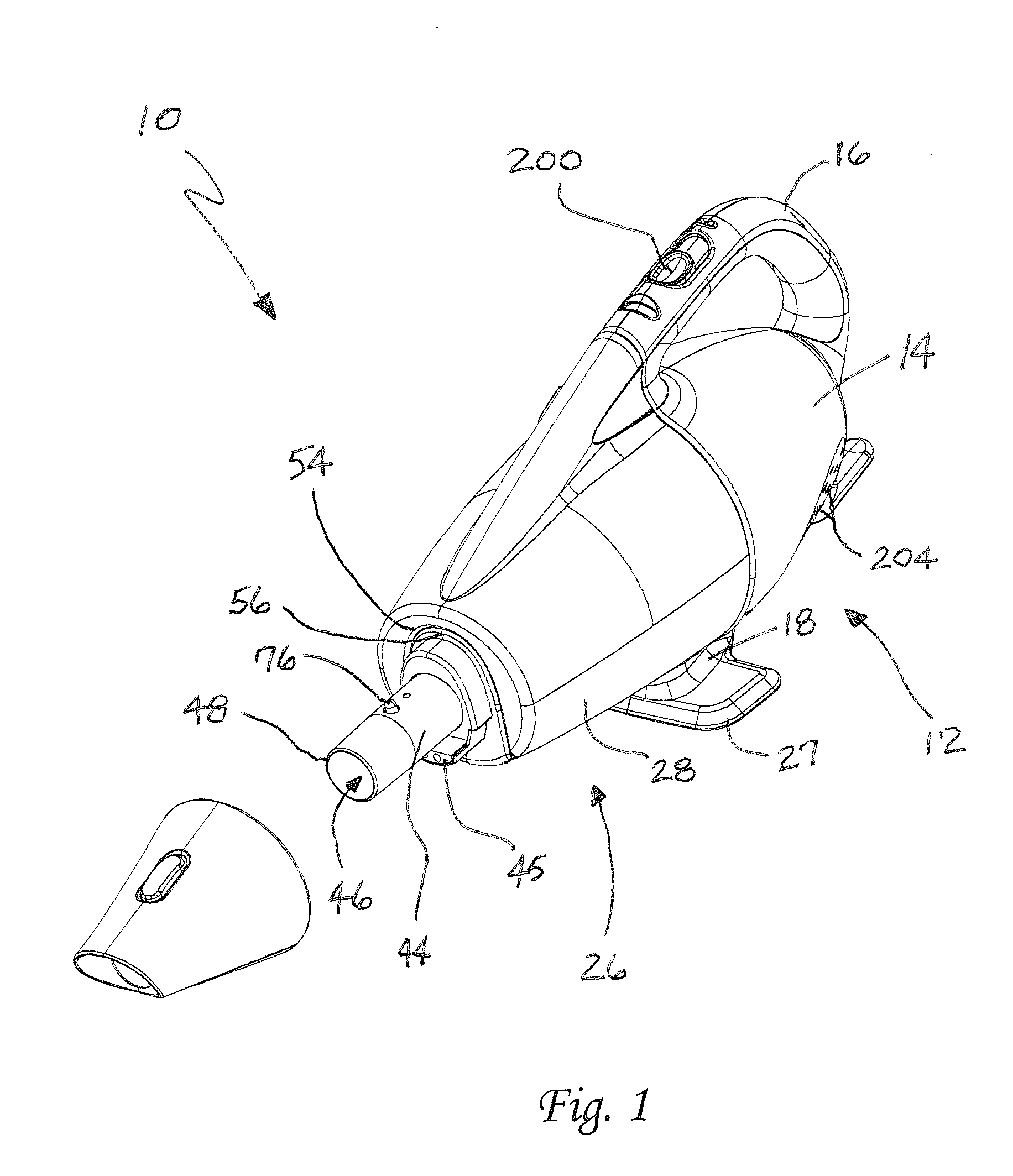 Hand-held and conversion vacuum cleaner