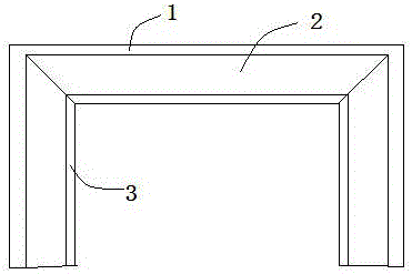 Easily assembled composite material box structure