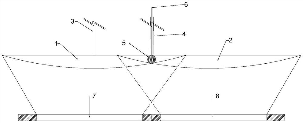 Non-closed overlying strata grouting filling isolation method