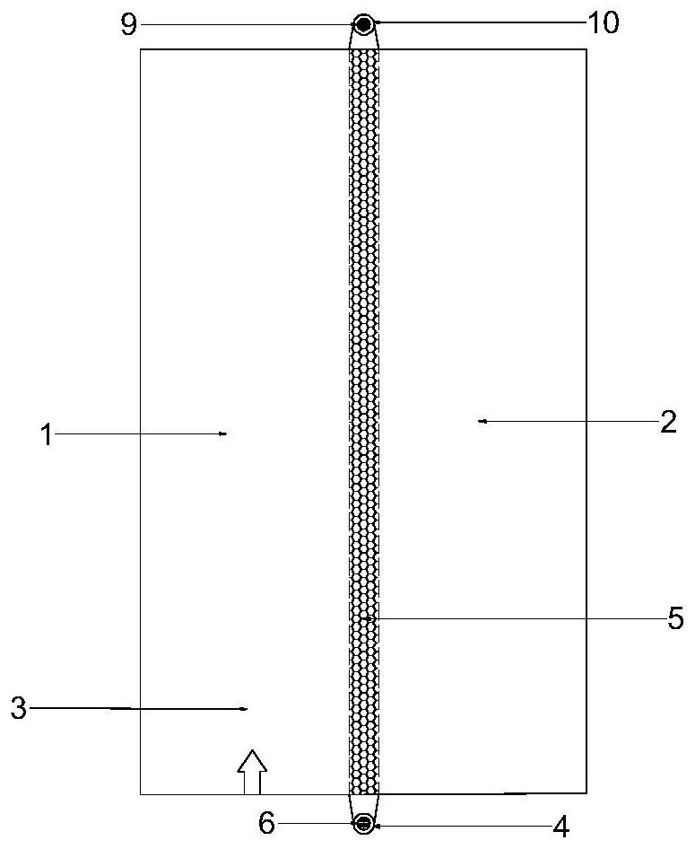 Non-closed overlying strata grouting filling isolation method