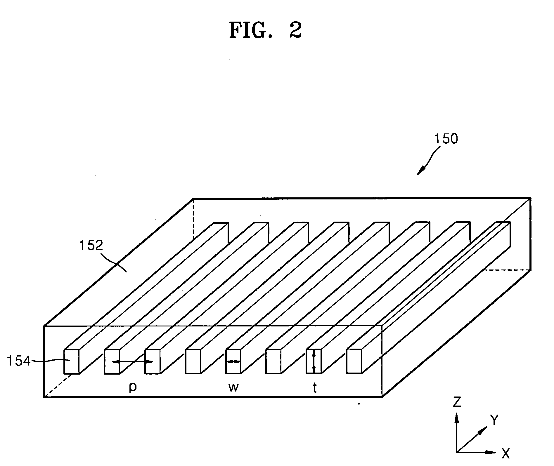 Polarized light emitting diode and method of forming the same