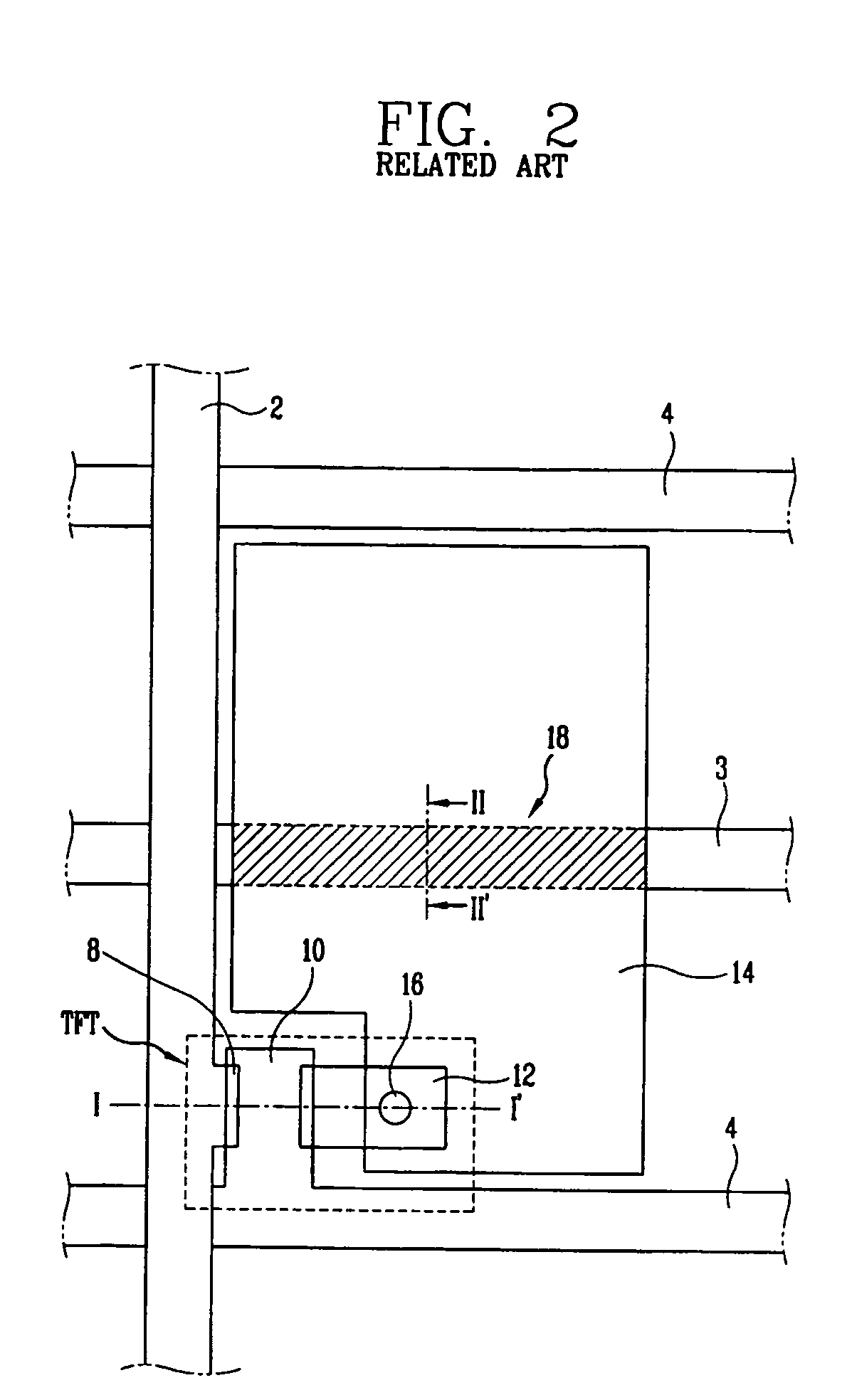 Liquid crystal display device having redundancy repair pattern and method of forming and using the same