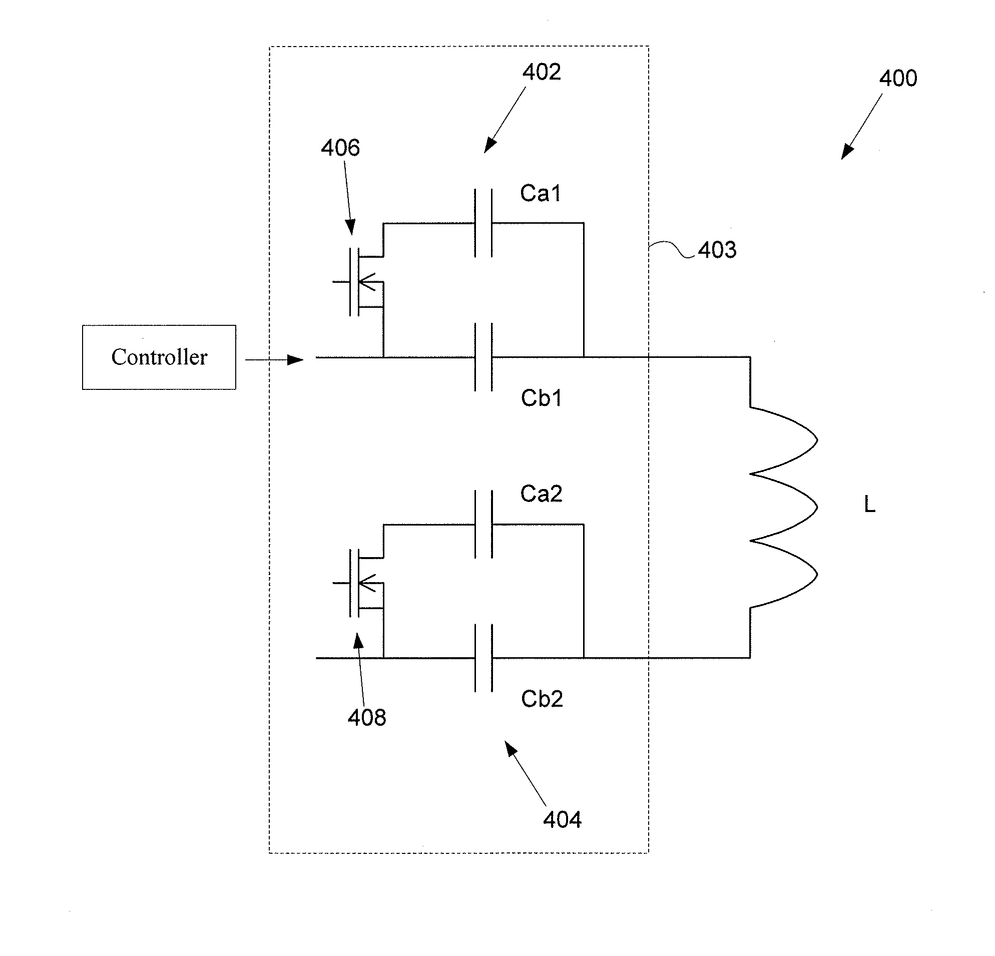 Variable capacitor for resonant power transfer systems
