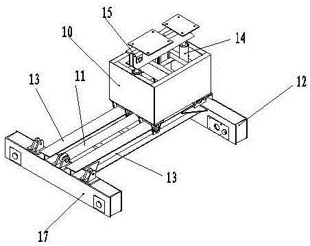 Self-propelled hydraulic T-shaped beam prefabricating template device and demolding method thereof