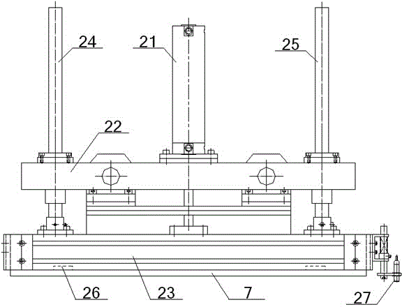 Automatic feeding system of fine blanking bar stock and using method thereof