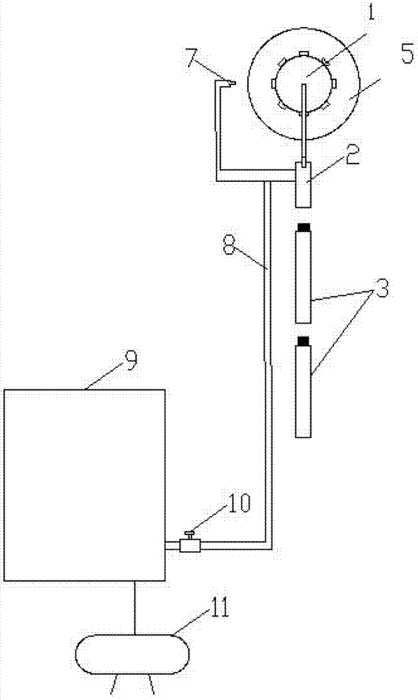 Convenient-to-replace automatic feeding roll brush