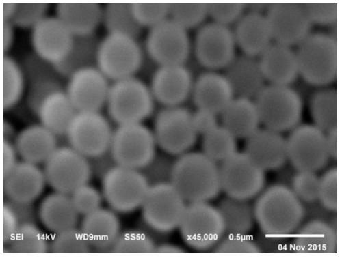 A kind of three-phase nanoemulsion with core-shell structure and its preparation method and application