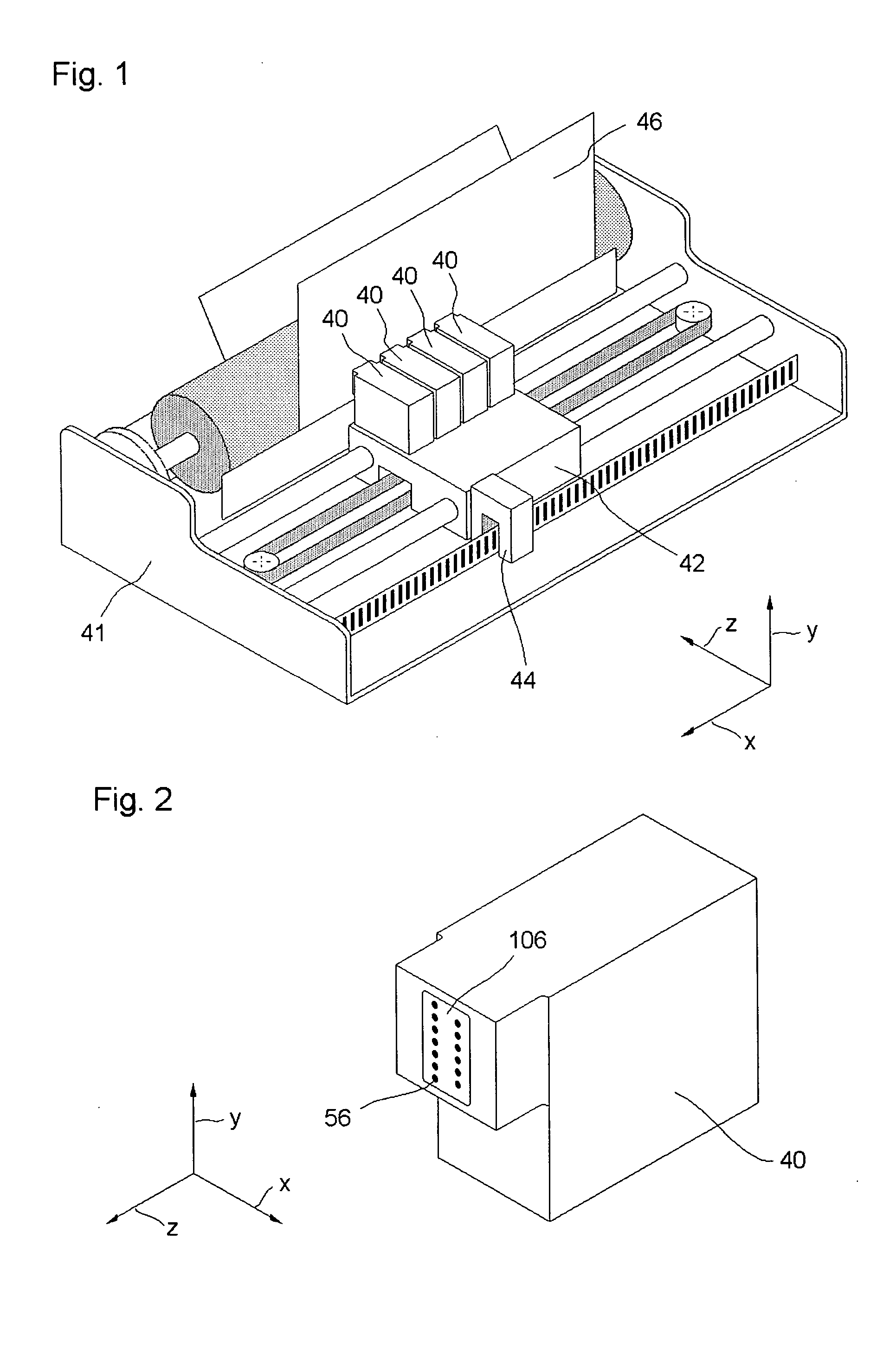 Monolithic printhead with multiple ink feeder channels and relative manufacturing process