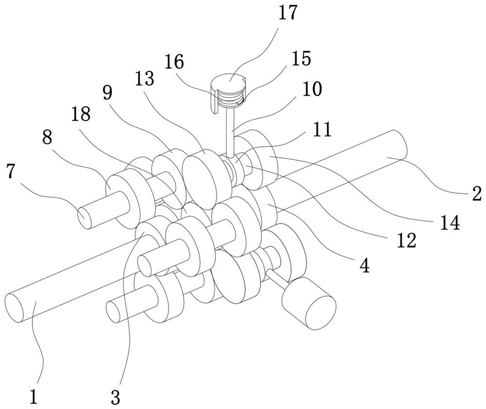 Coaxial equal-specific-speed reverse power-assisted differential mechanism