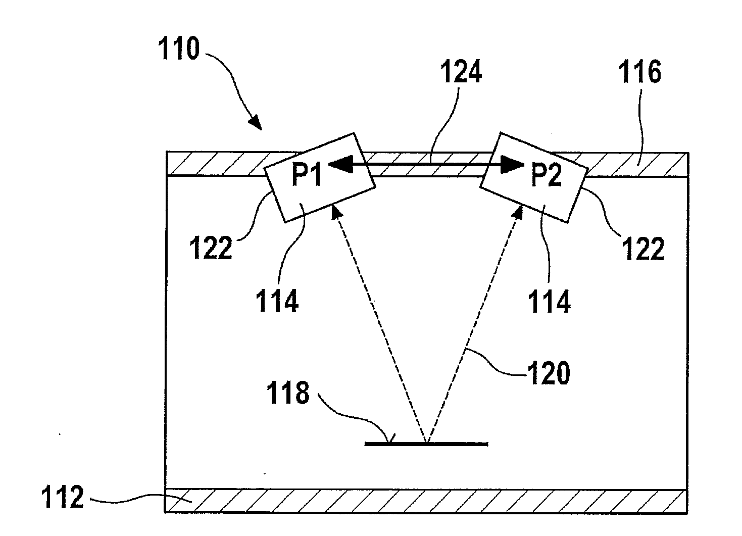 Ultrasonic transducer for use in a fluid medium