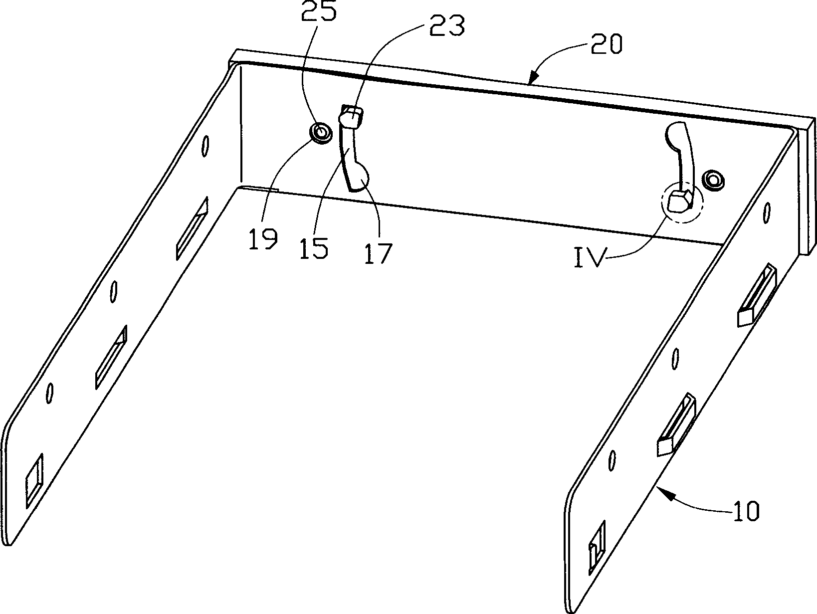 Front panel clamping and buckling method