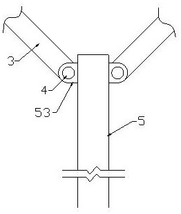 Frame beam bottom paint spraying device