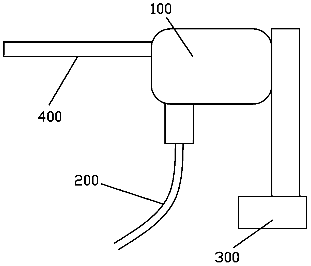 An electric water pump and water gun structure with a pressure structure