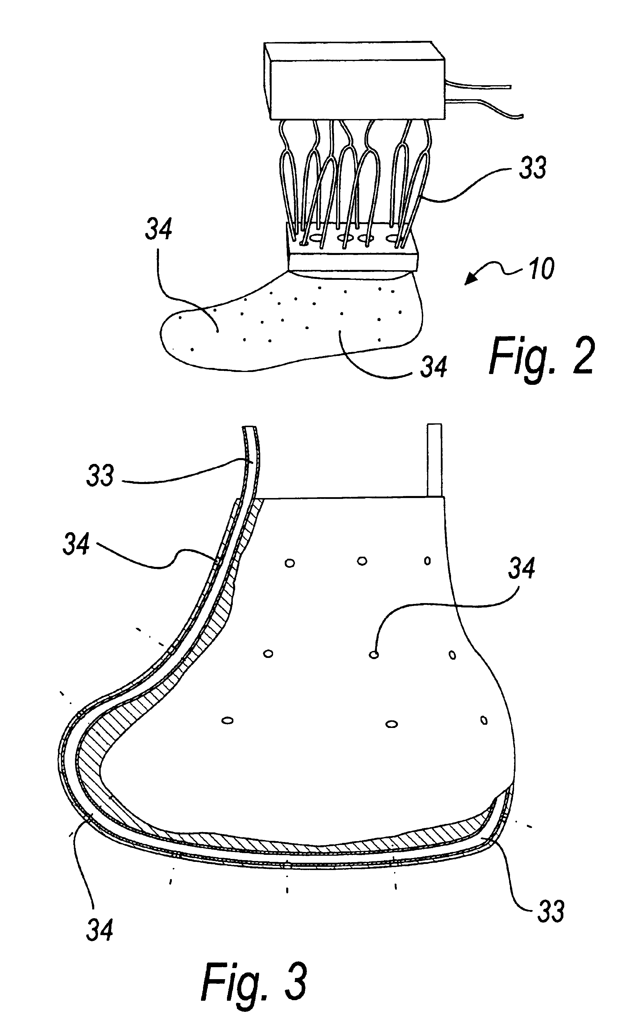 Apparatus for measuring the breathability and comfort of a shoe