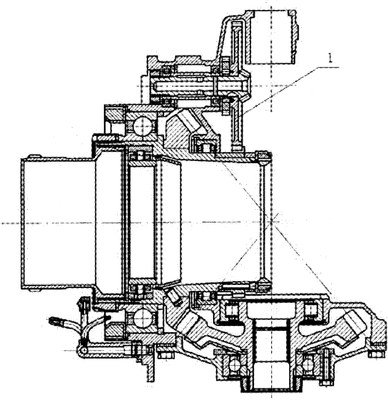 Assembling method for three-fulcrum bearing of aircraft engine