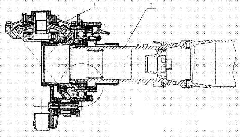 Assembling method for three-fulcrum bearing of aircraft engine