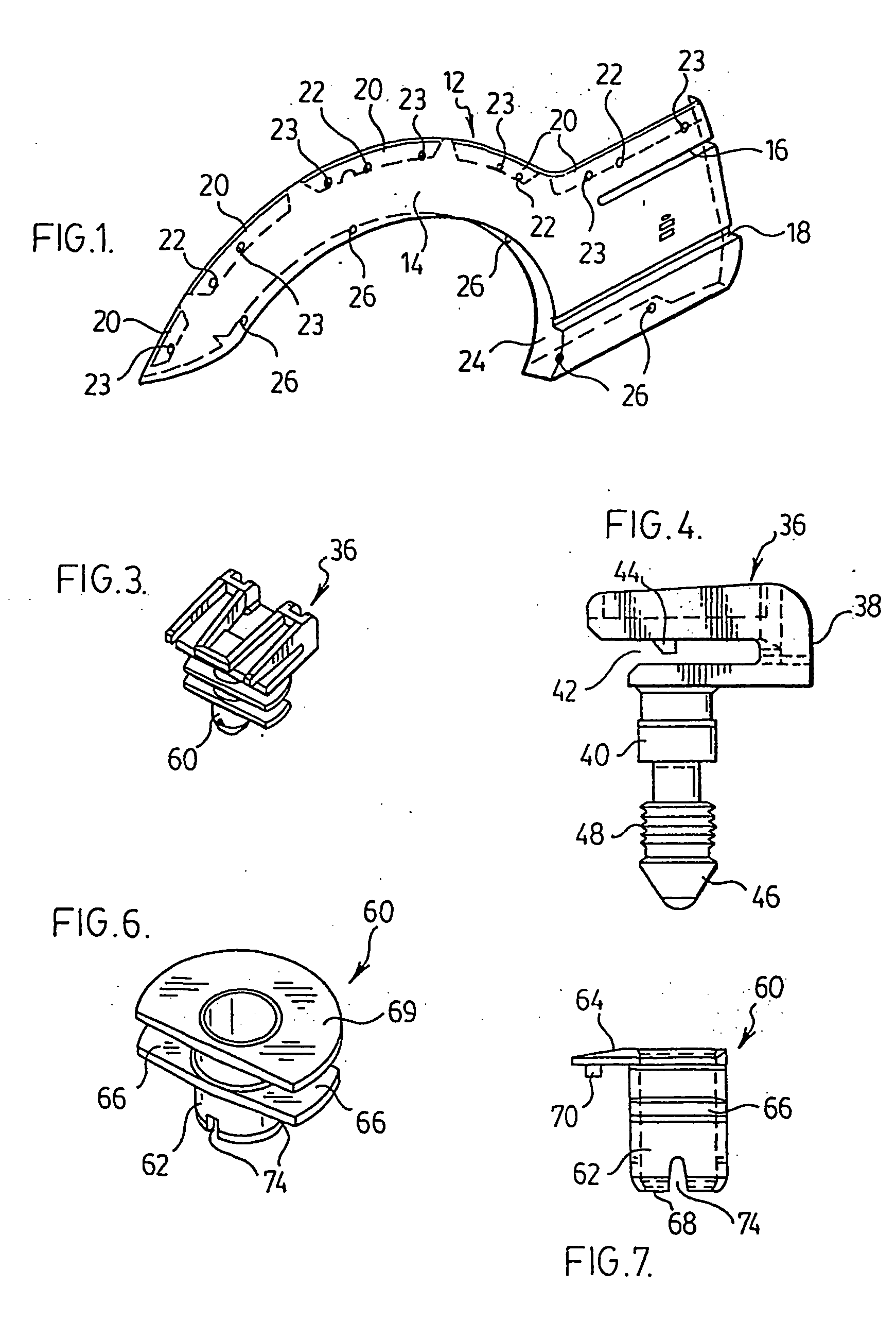 Clip assembly for adjustably attaching a cladding to a vehicle