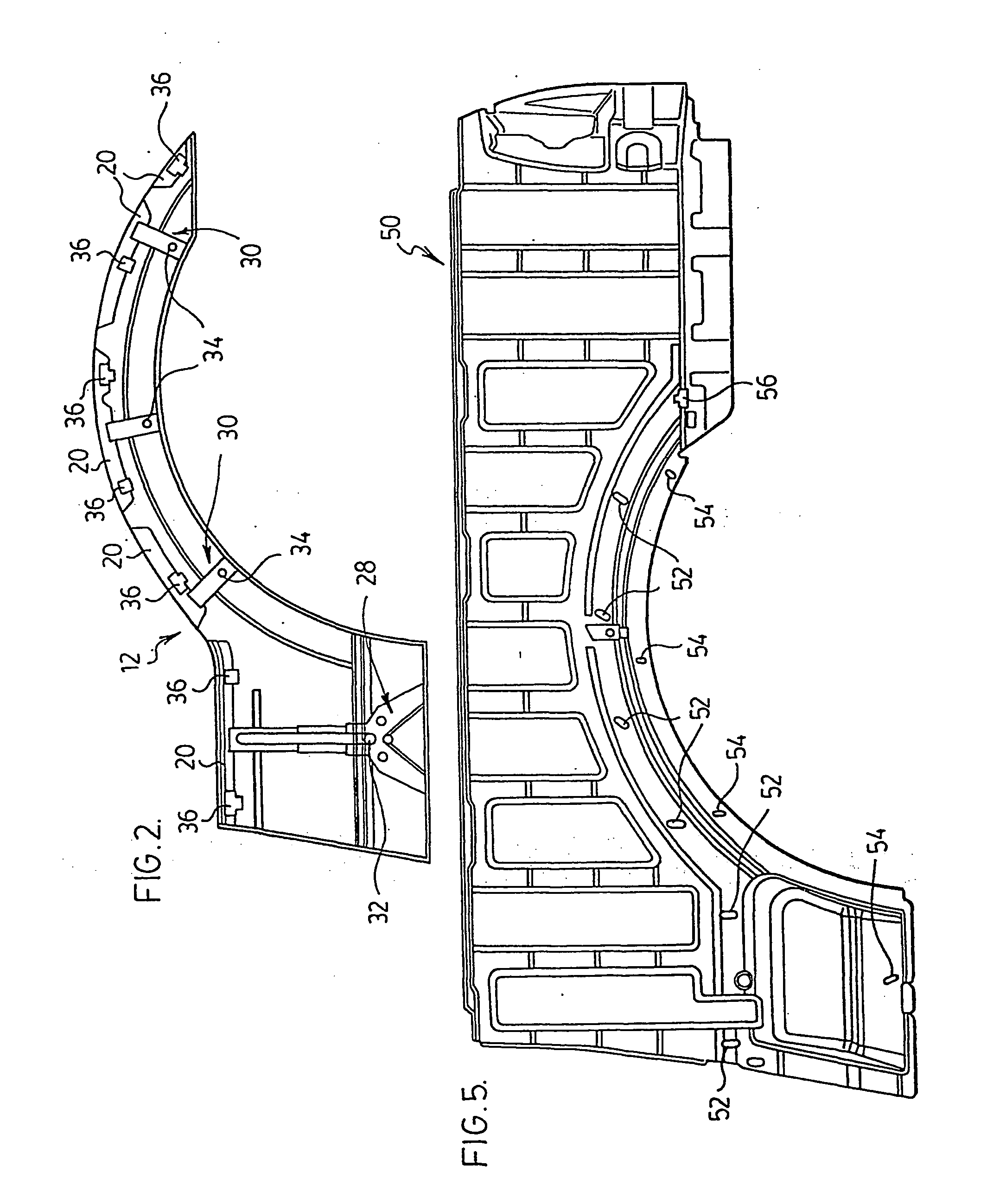 Clip assembly for adjustably attaching a cladding to a vehicle