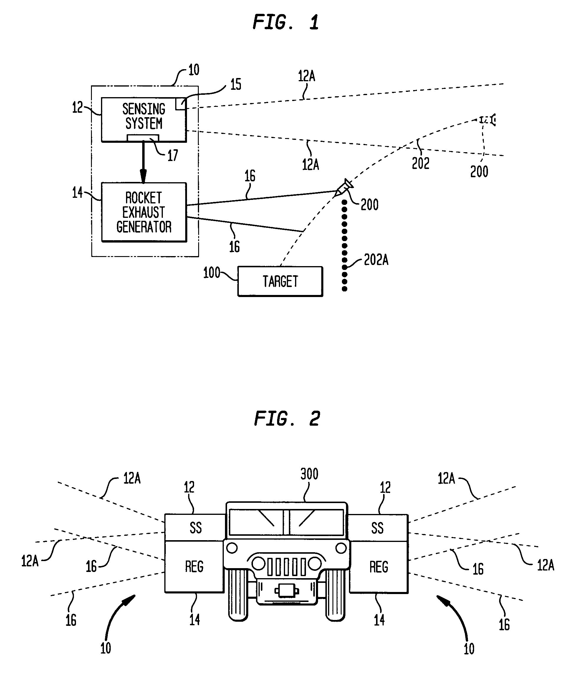 Rocket exhaust defense system and method