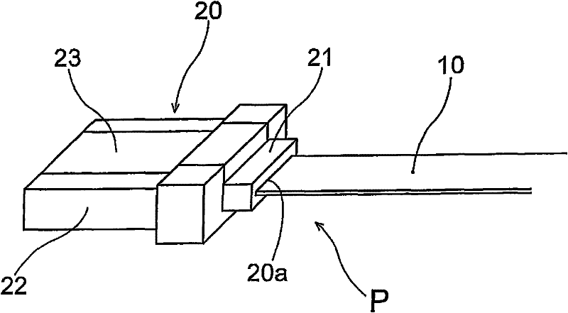 Optical waveguide for optical connector, optical connector using same, and method of manufacturing optical waveguide for optical connector