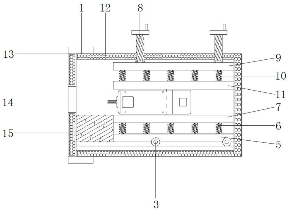 Alternating current asynchronous motor damping device for wind power variable pitch