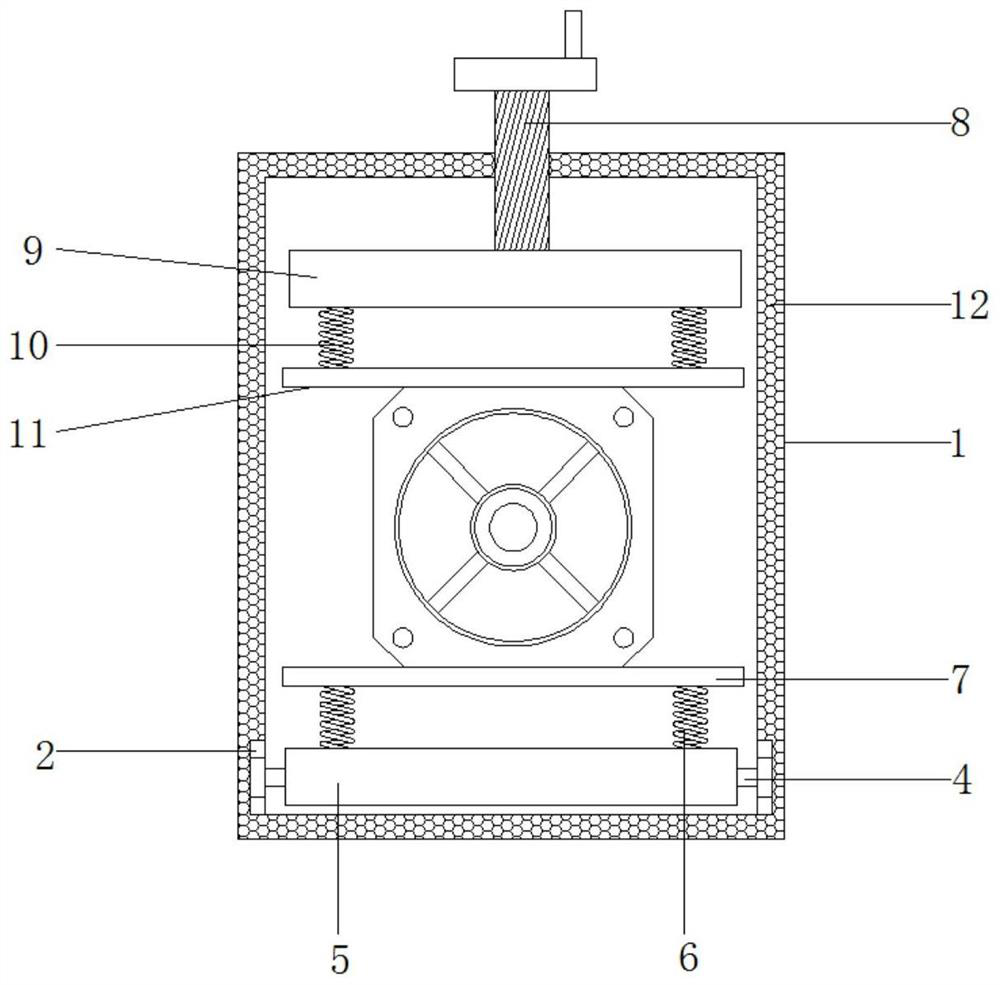 Alternating current asynchronous motor damping device for wind power variable pitch