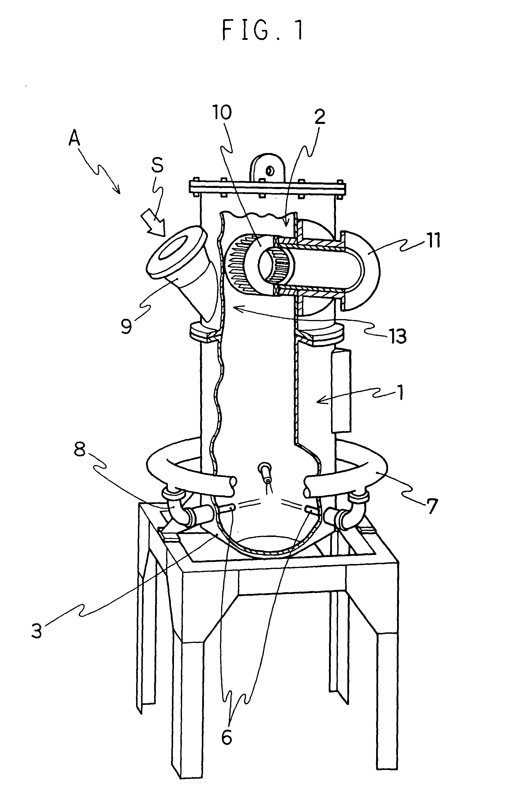 Method and device for producing ground resin particles