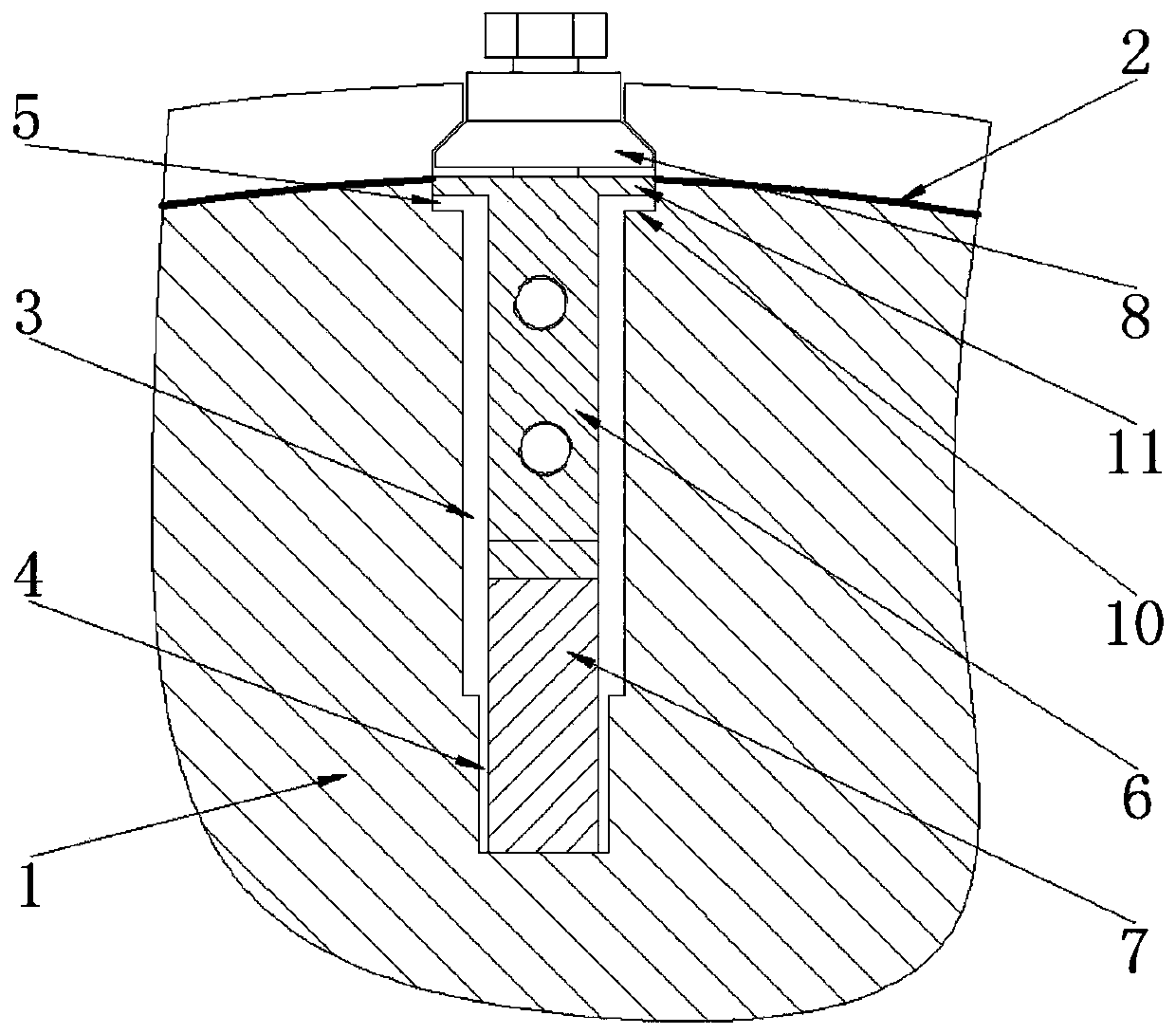 Spraying protection process method of repaired rotor guard ring spigot