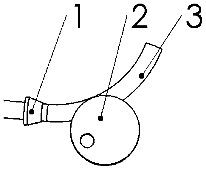 A variable curvature bending method for metal pipe fittings based on eccentric wheel