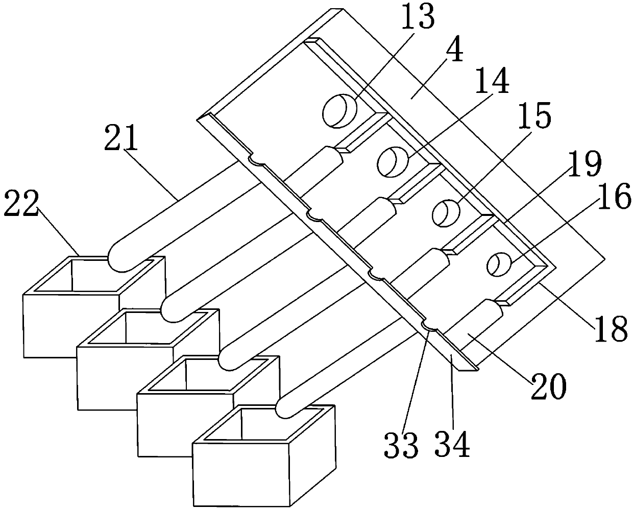 Fruit size classifying device and classifying process thereof