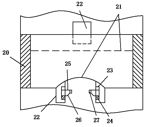 Supporting device of high-water-content side slope and construction method of supporting device