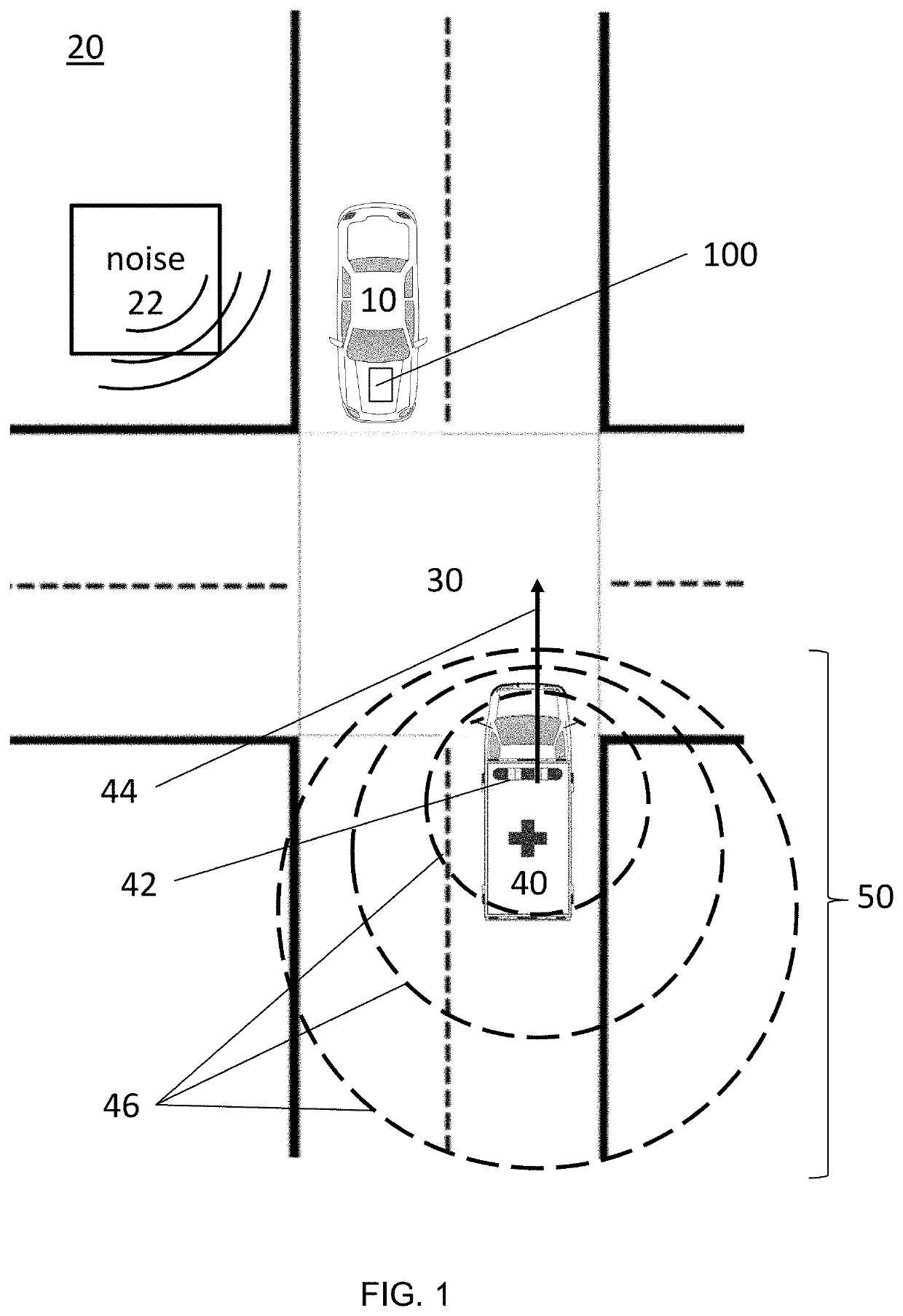 System and method for acoustic detection of emergency sirens