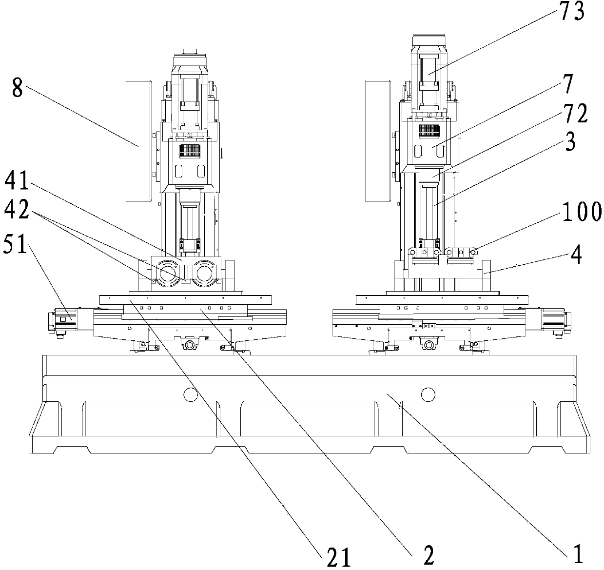 Automatic machining equipment for supporting wheel side covers