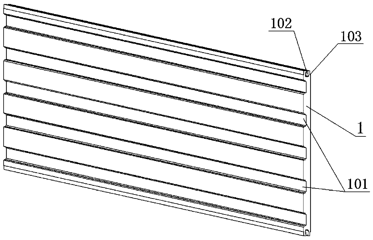 Panel with tongue grooves for forehand and backhand spliced flower box