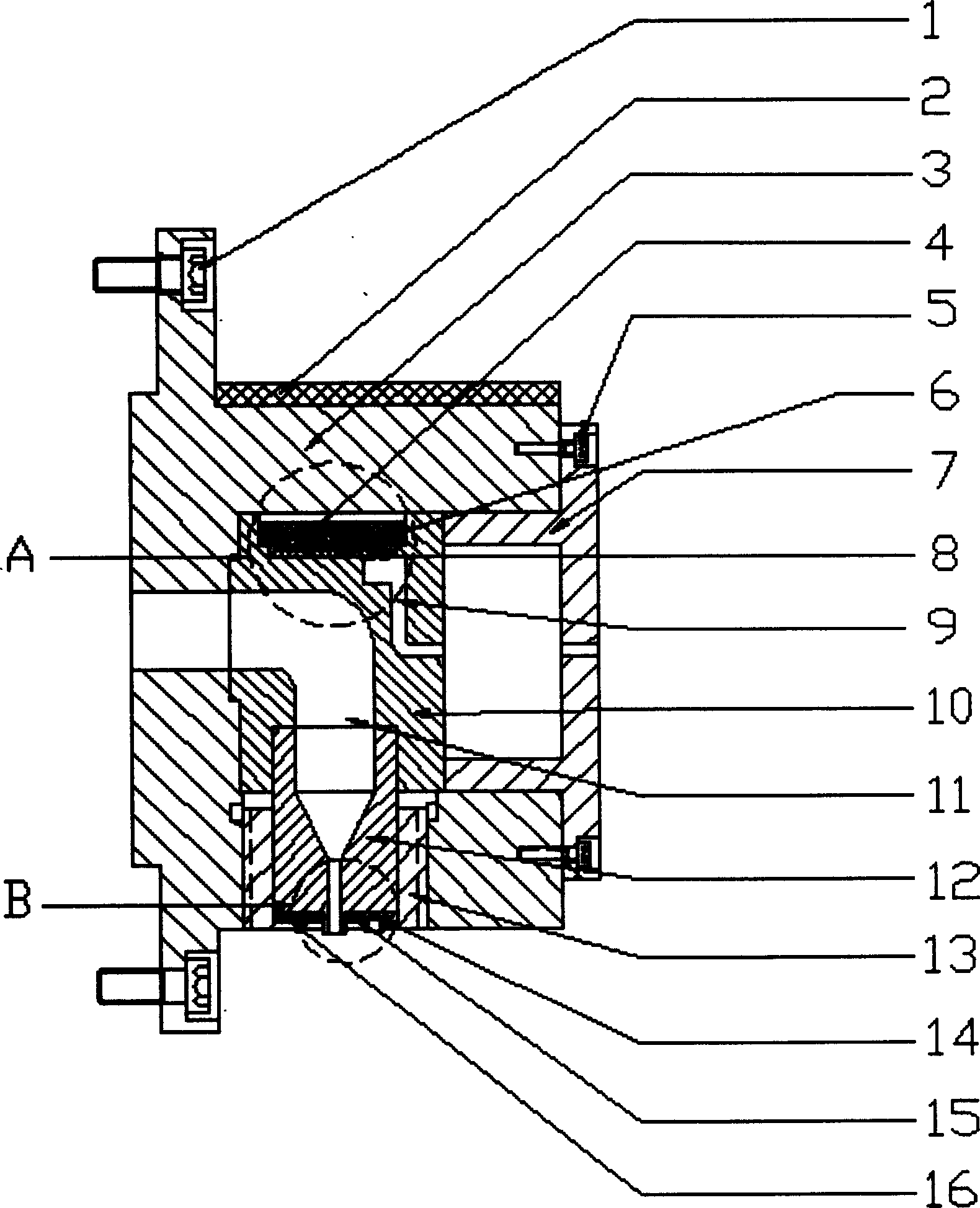 Electric field type polymer extruder head