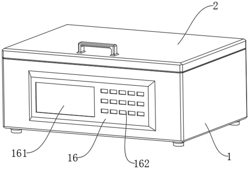 Clinical sample collecting and inspecting device for urology department