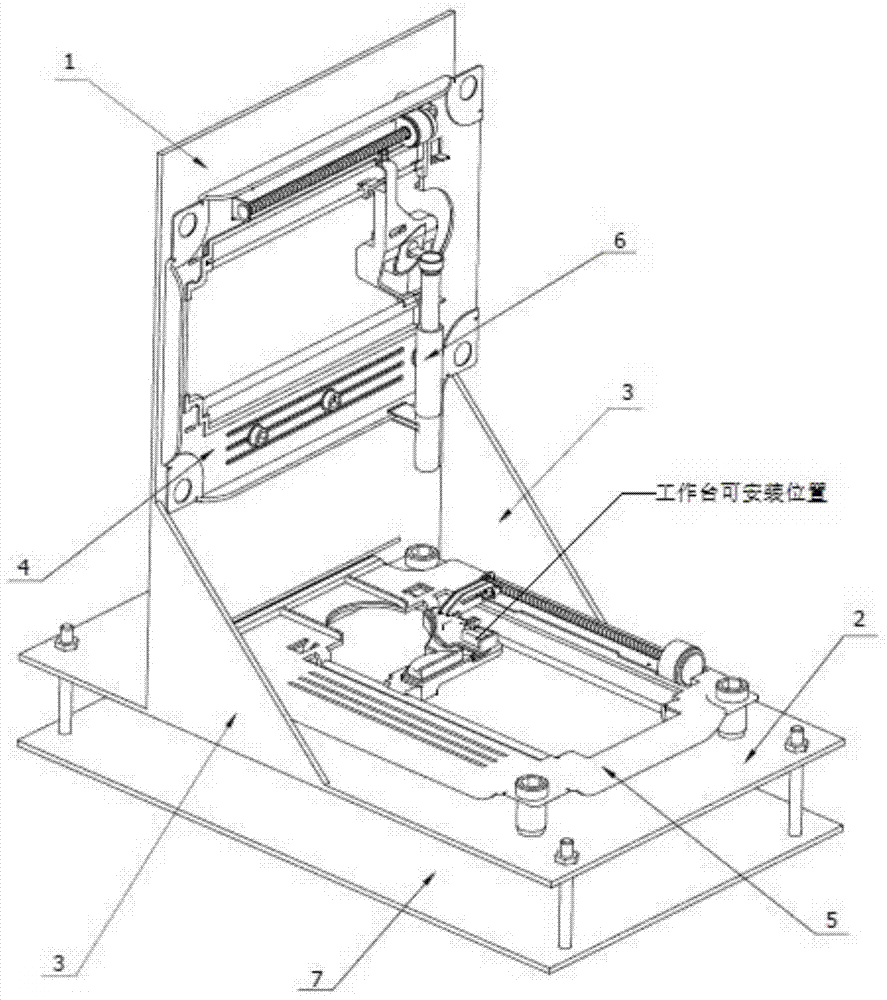 Laser printing machine device prepared by waste CD driver and used for teaching demonstration