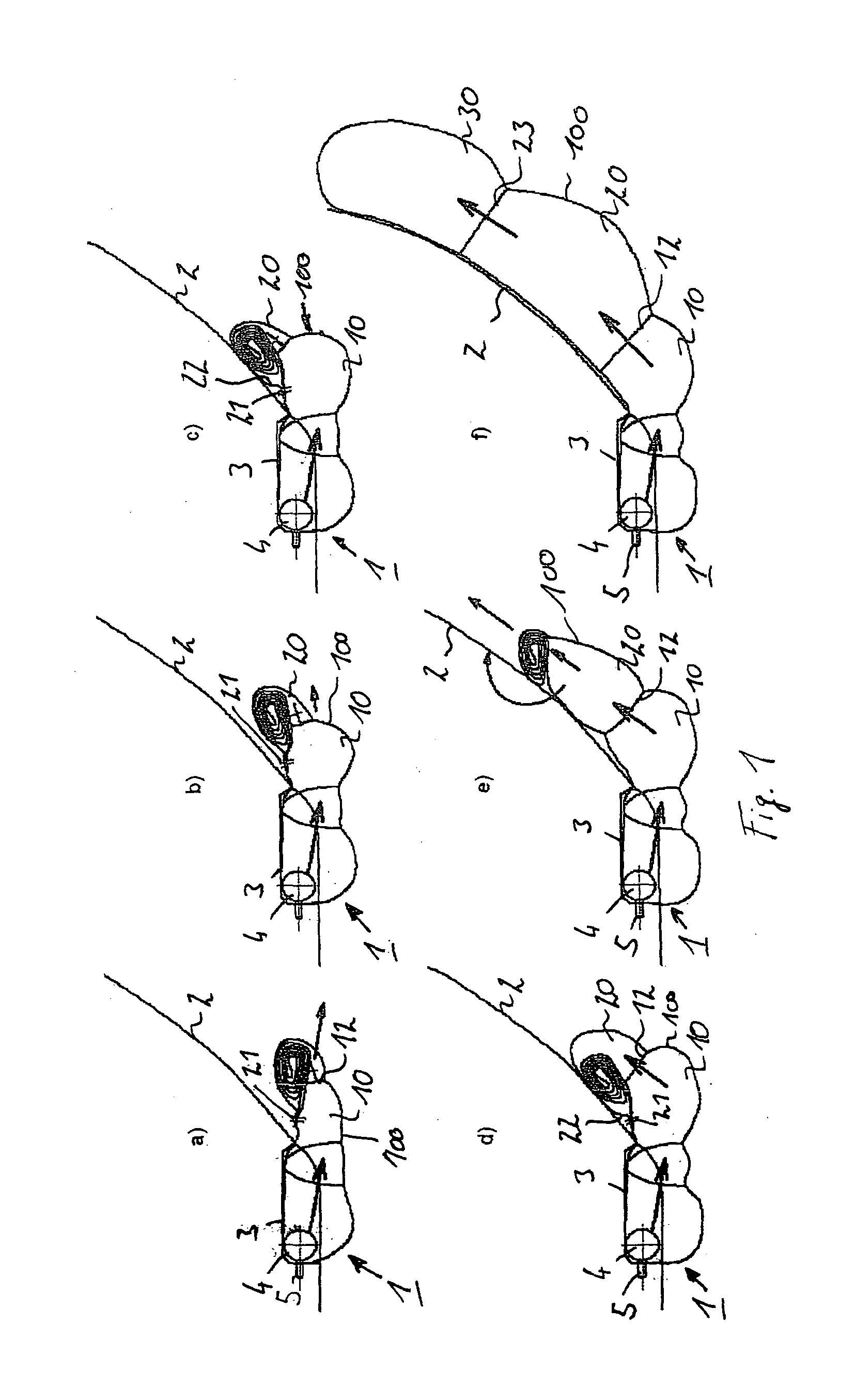 Apparatus for Protecting the Knee Region of a Vehicle Occupant