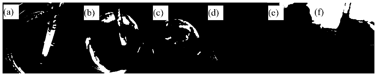 A composite treatment method for radioactive waste oil