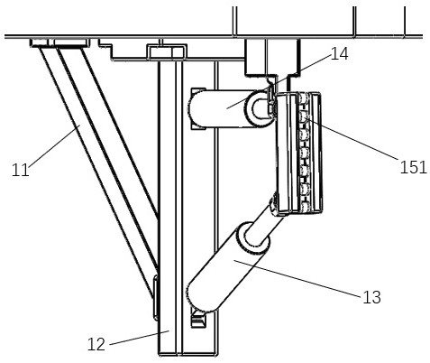 Anti-inclination stabilizing device of three-dimensional parking garage