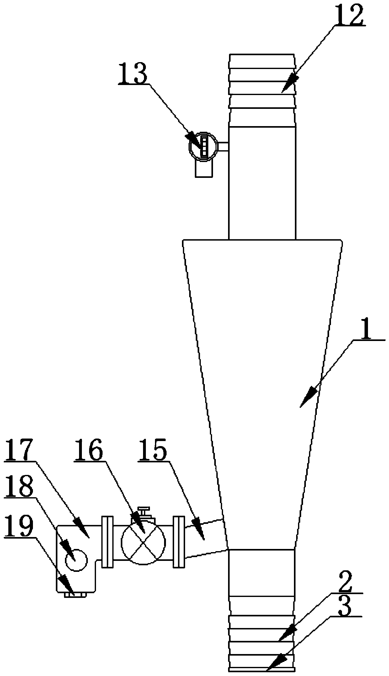 Oil production well hot washing liquid filtering device