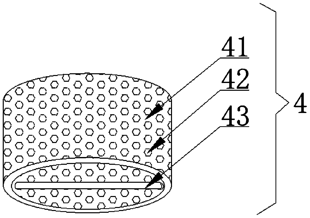 Oil production well hot washing liquid filtering device