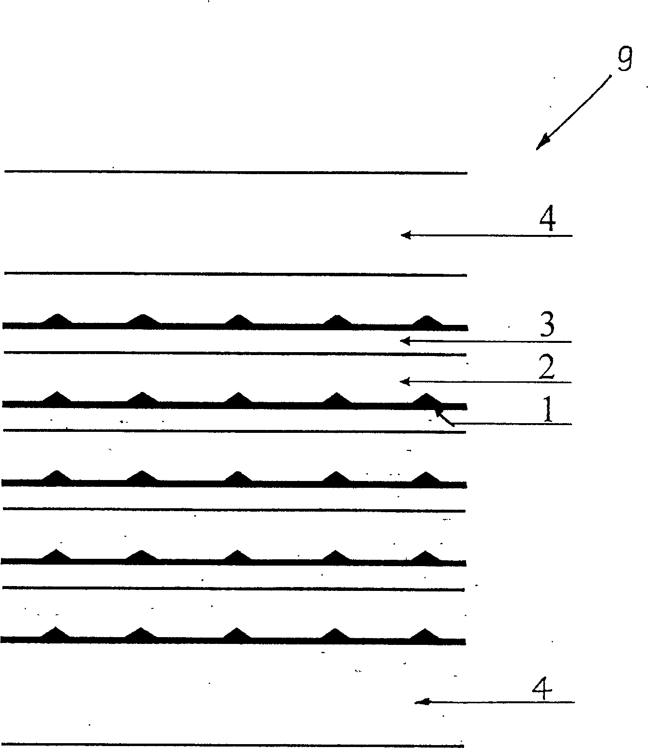 Super radiative light emitting transistor with self organized quantum spot as active region