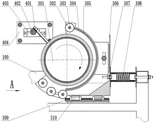 Circulating gap-changeable cutting and rubbing type soapberry husking device