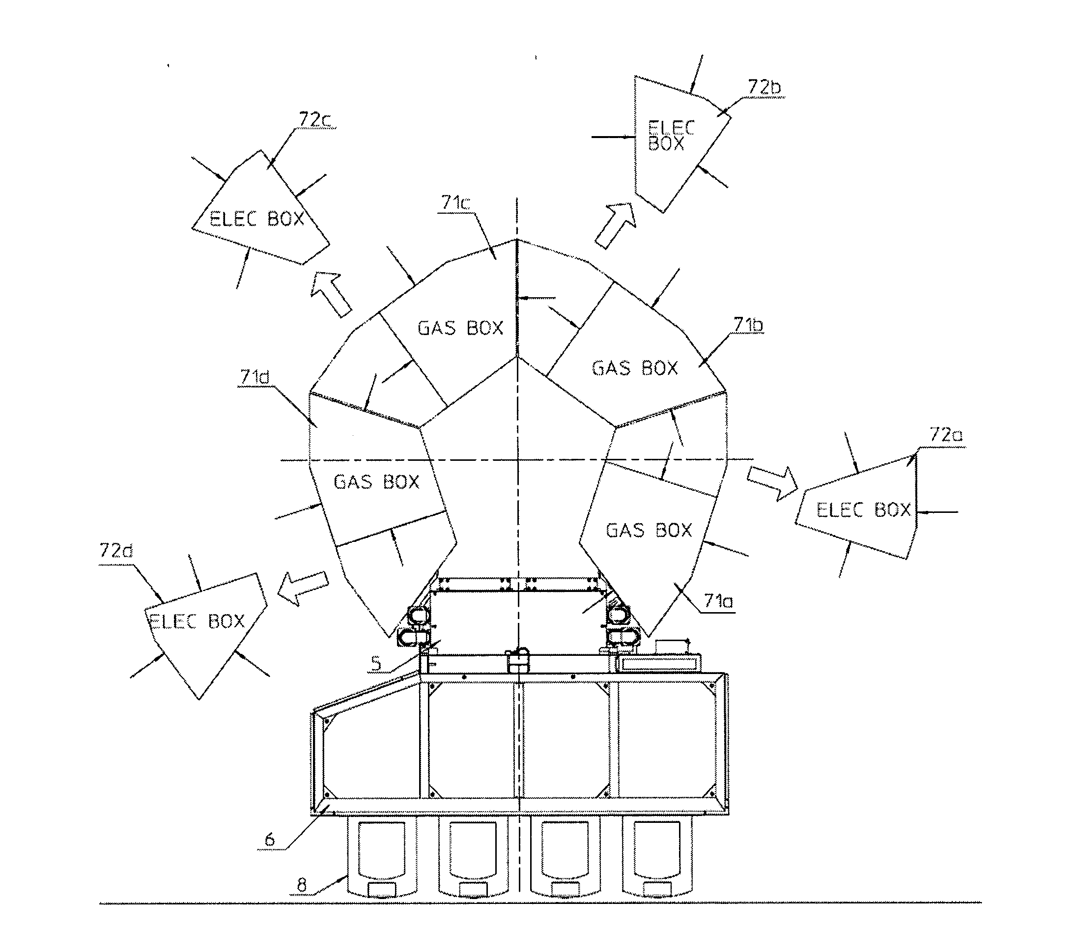 High-Throughput Semiconductor-Processing Apparatus Equipped with Multiple Dual-Chamber Modules